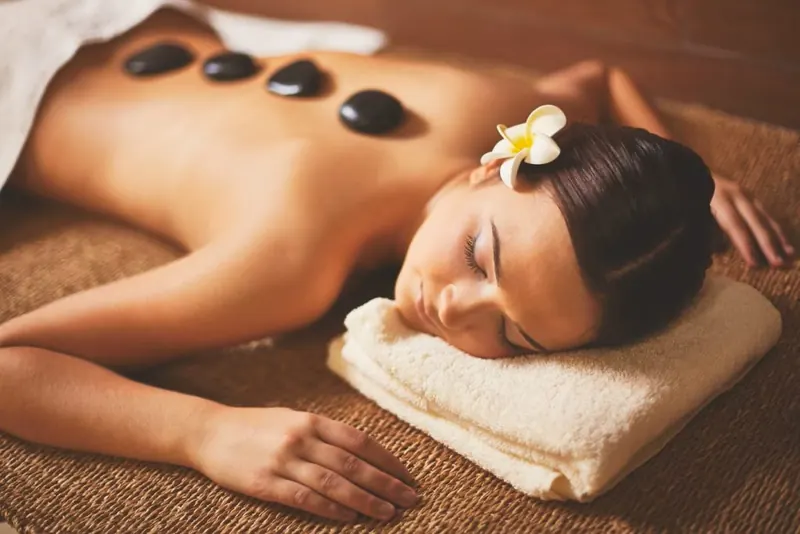 Hot stone massage